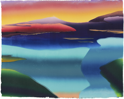 multicoloured landscape